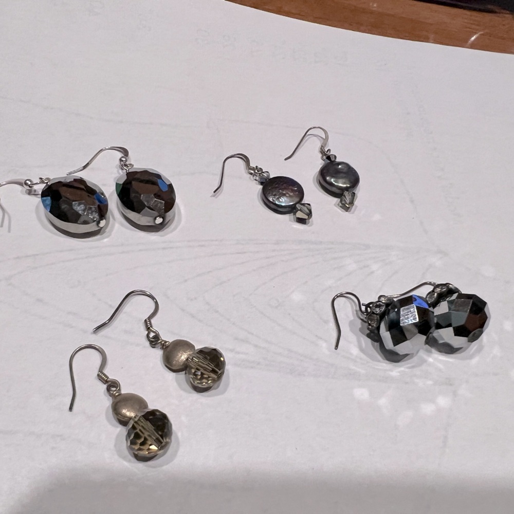 Pierced earrings- 4 sets included in price